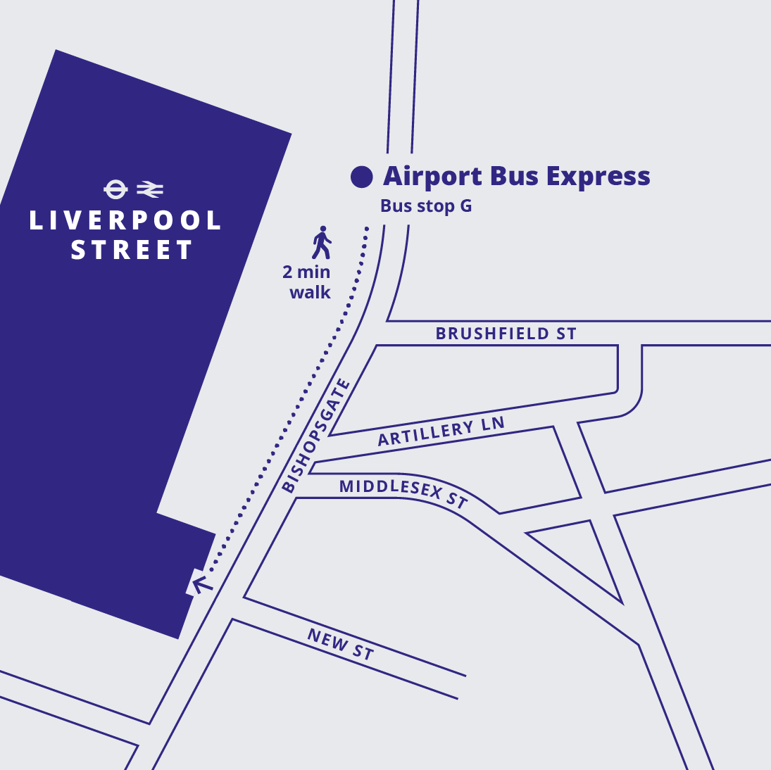 View map for London Liverpool Street