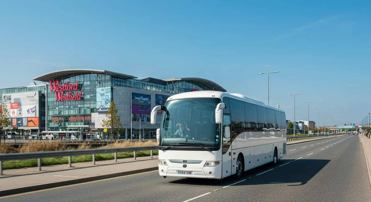 Stratford transport hub with connections to Stansted Airport